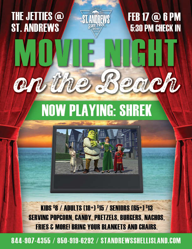 Movie Night on the Beach: ft. Shrek