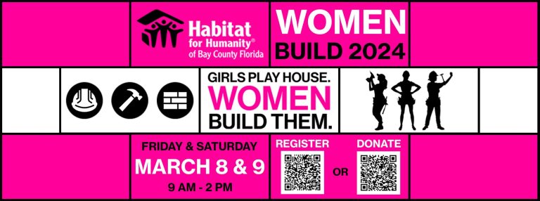 Habitat for Humanity of Bay County Florida Women Build 2024