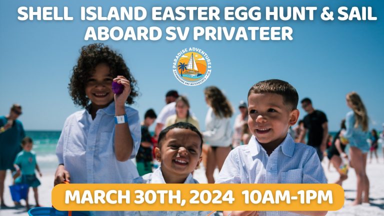 Panama City Beach Shell Island Easter Egg Hunt and Sail
